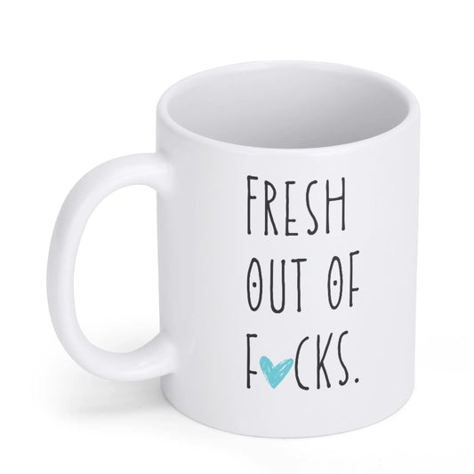 Fresh Our of F*cks White Coffee Mug