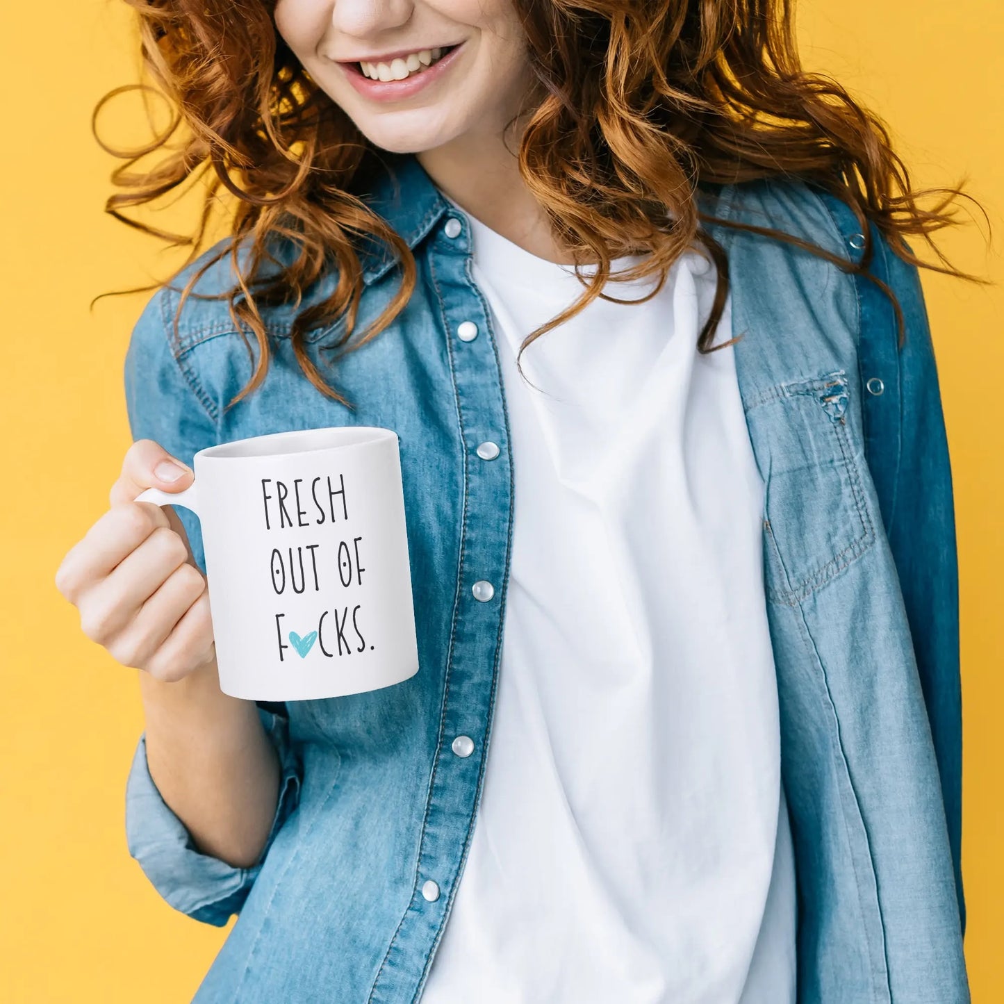 Fresh Our of F*cks White Coffee Mug